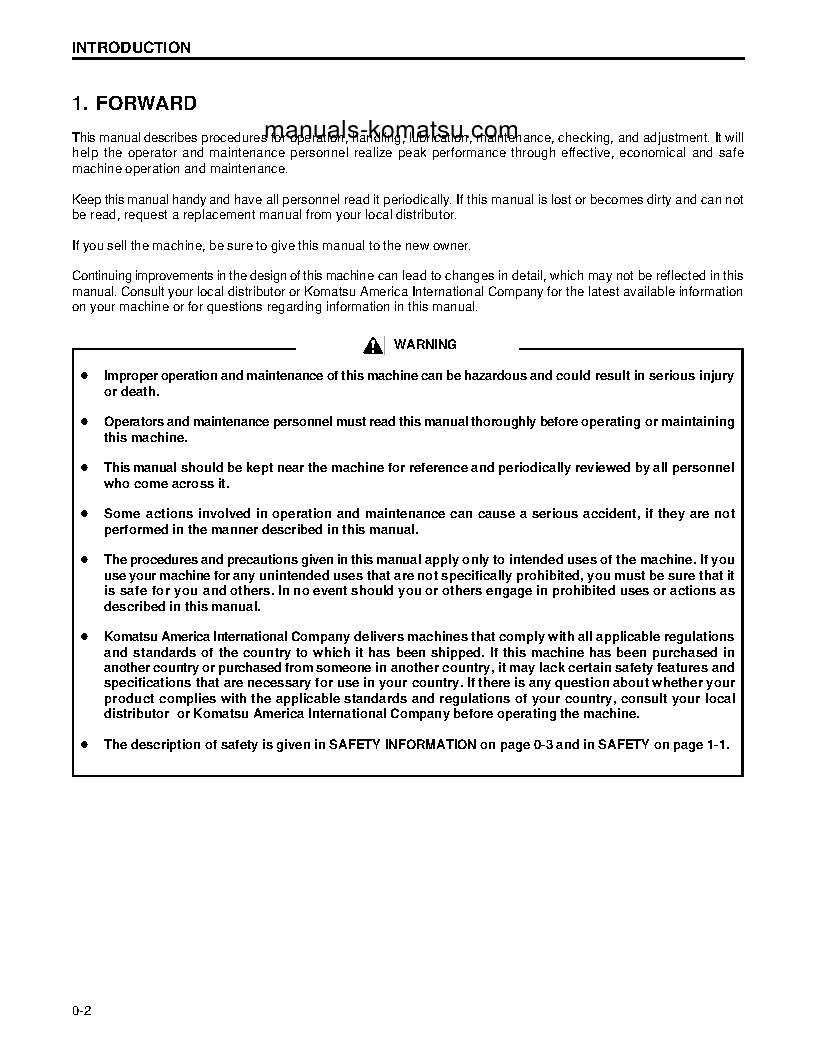 Protected: WA250-3(USA)-L S/N A75001-UP Operation manual (English)