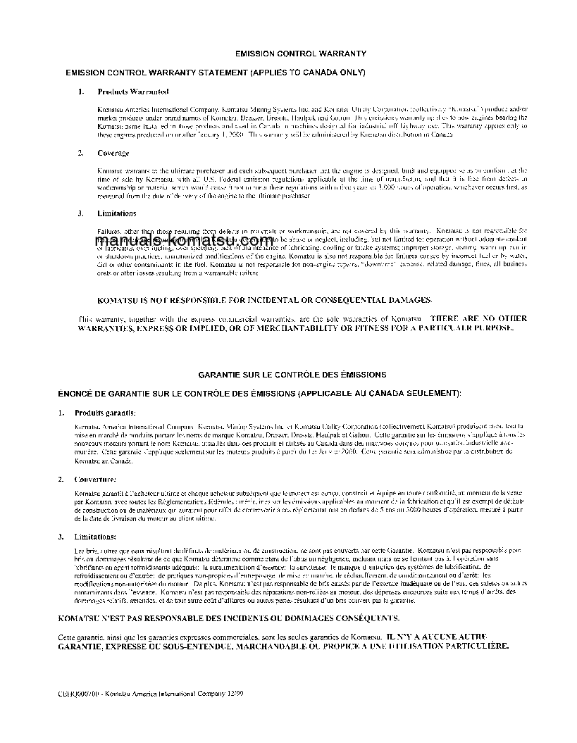 Protected: PC128UU-1(JPN) S/N 1001-2346 Operation manual (English)