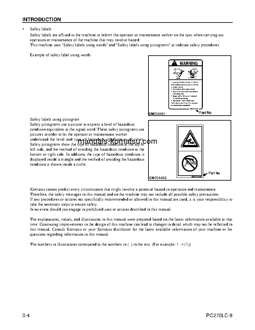 Protected: PC270LC-8(USA) S/N A87001-UP Operation manual (English)