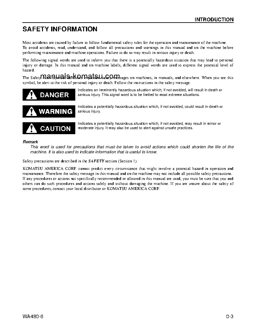 Protected: WA480-6(USA) S/N A47001-UP Operation manual (English)