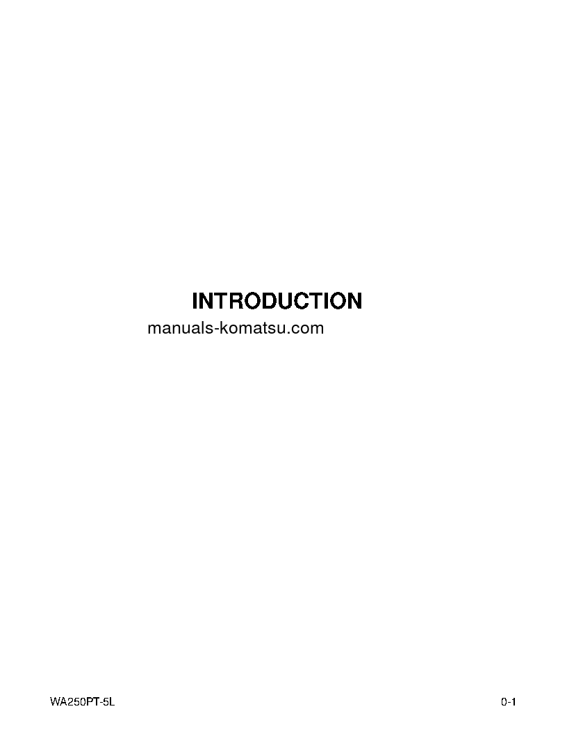 Protected: WA250PT-5(USA)-L S/N A79001-UP Operation manual (English)