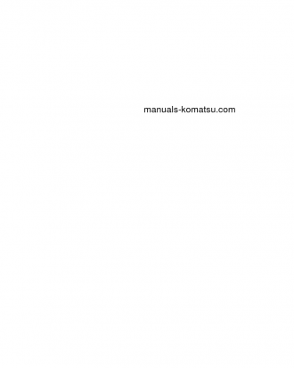 HD1500-5(USA) S/N A30070-A30071 Operation manual (English)