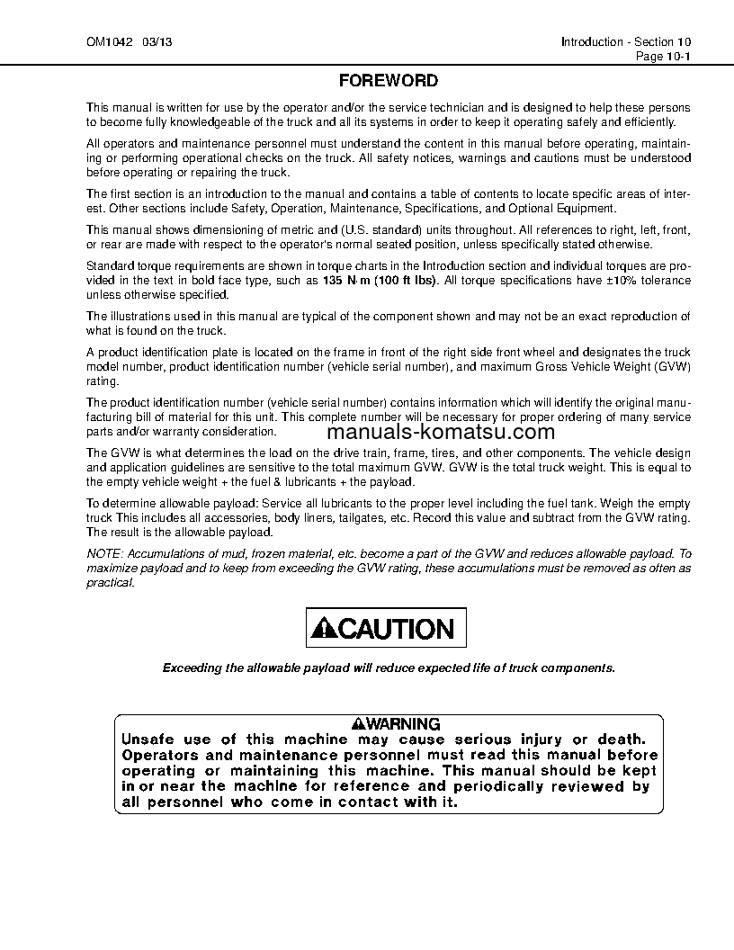 Protected: HD1500-5(USA) S/N A30072-A30076 Operation manual (English)