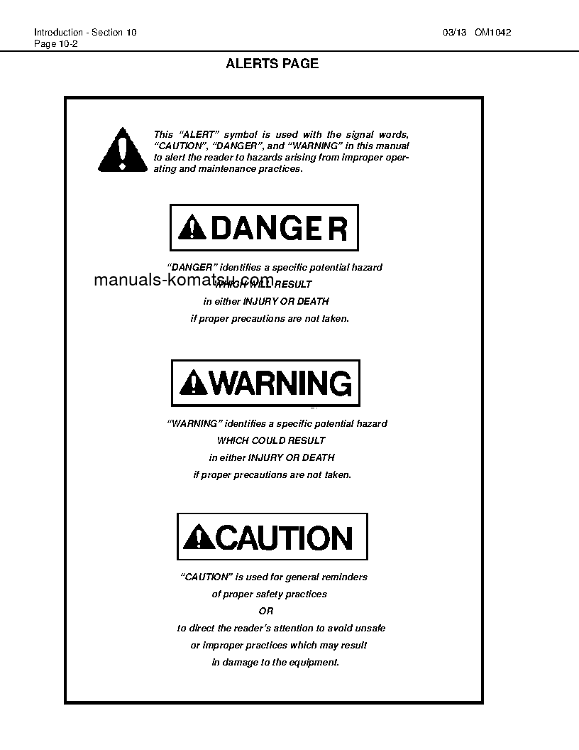 Protected: HD1500-5(USA) S/N A30072-A30076 Operation manual (English)