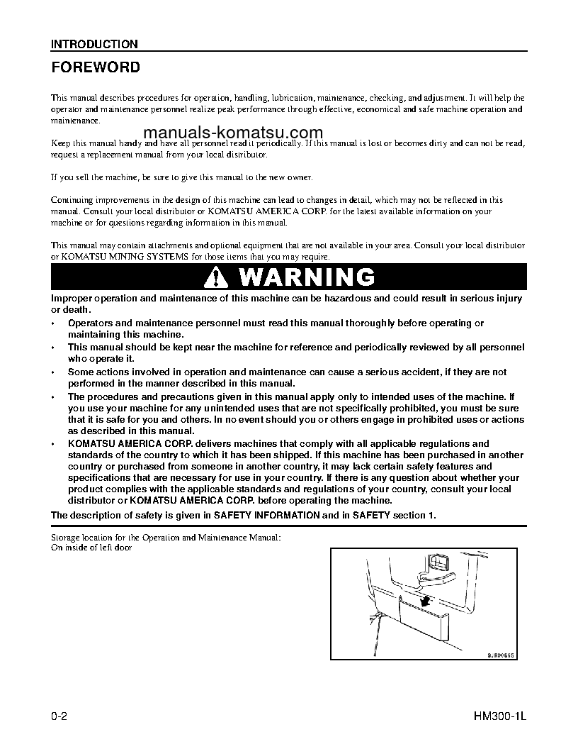 Protected: HM300-1(USA)-L S/N A10001-UP Operation manual (English)