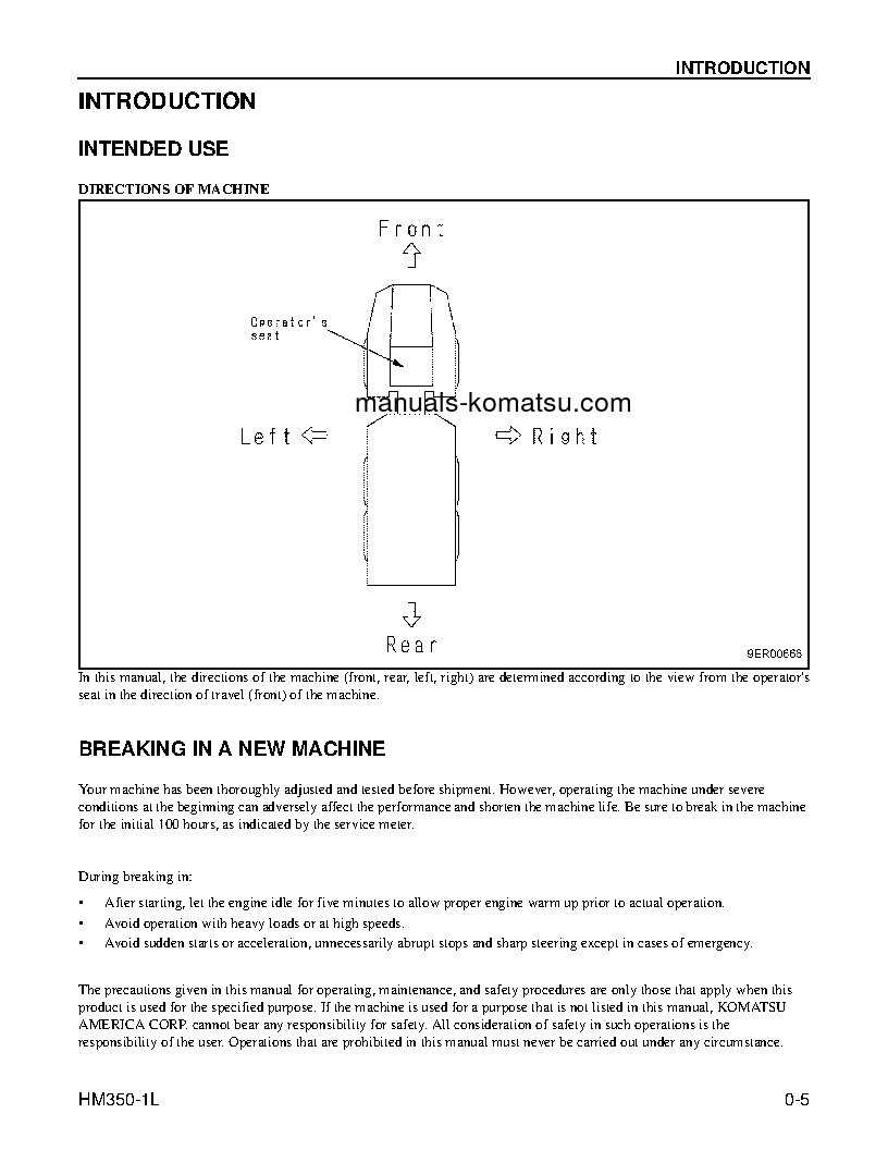 Protected: HM350-1(USA)-L S/N A10001-UP Operation manual (English)
