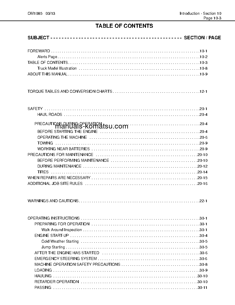 Protected: HD1500-7(USA)-W/ SSA16V159 S/N A30001-A30108 Operation manual (English)