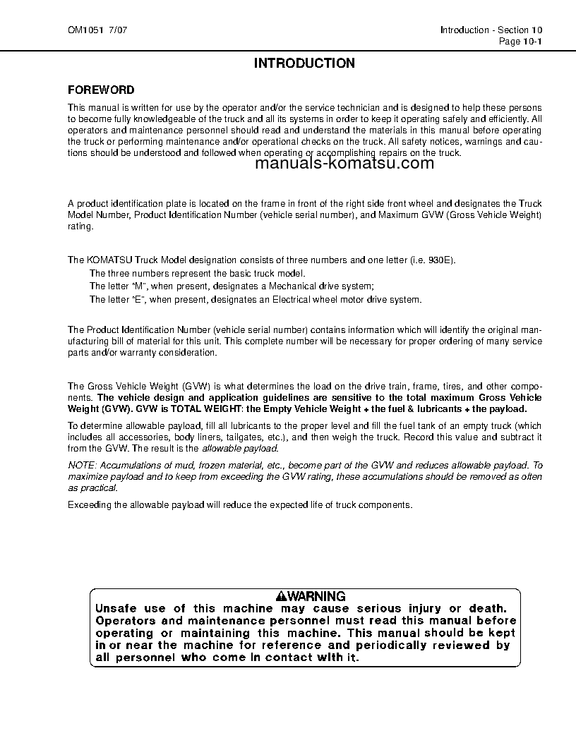 Protected: 930E-3(USA) S/N A30364-A30461 Operation manual (English)