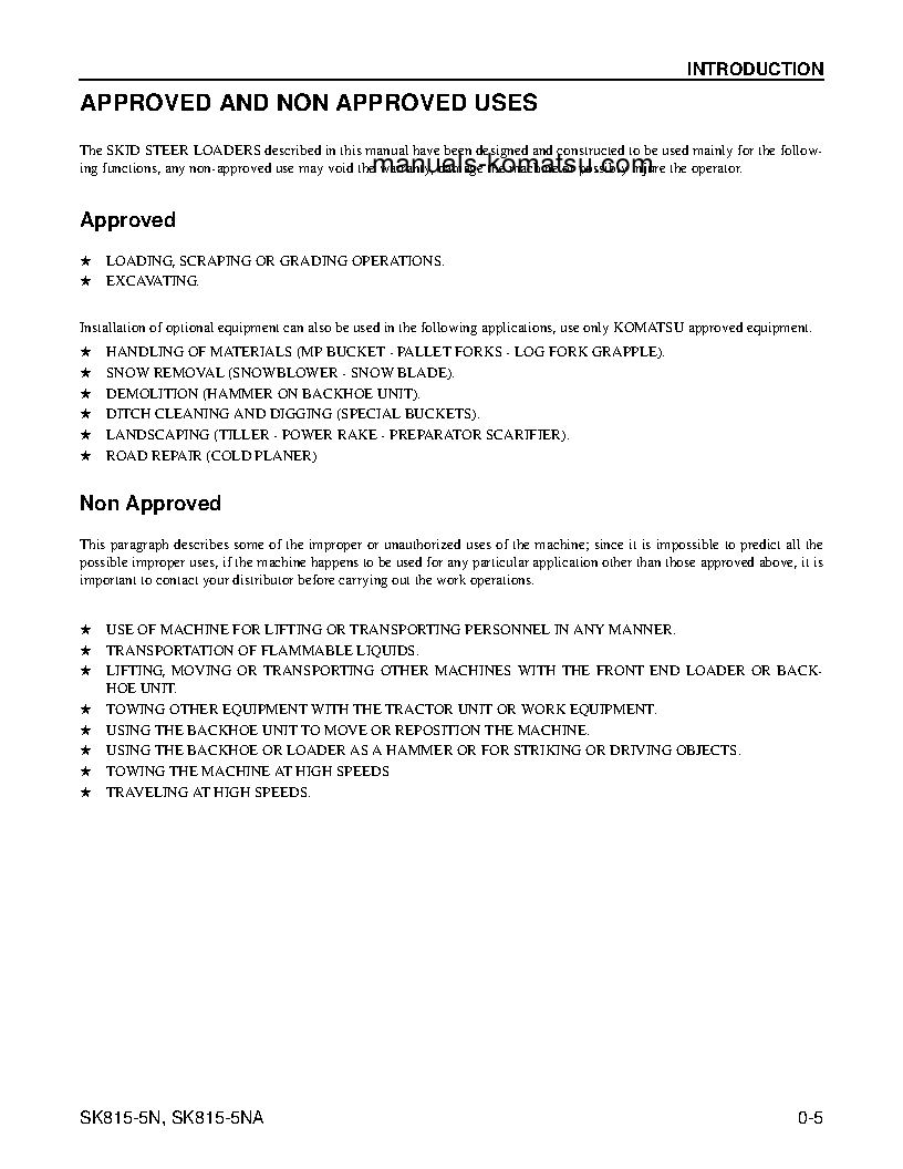 Protected: SK815-5(USA)-N S/N A30001-UP Operation manual (English)