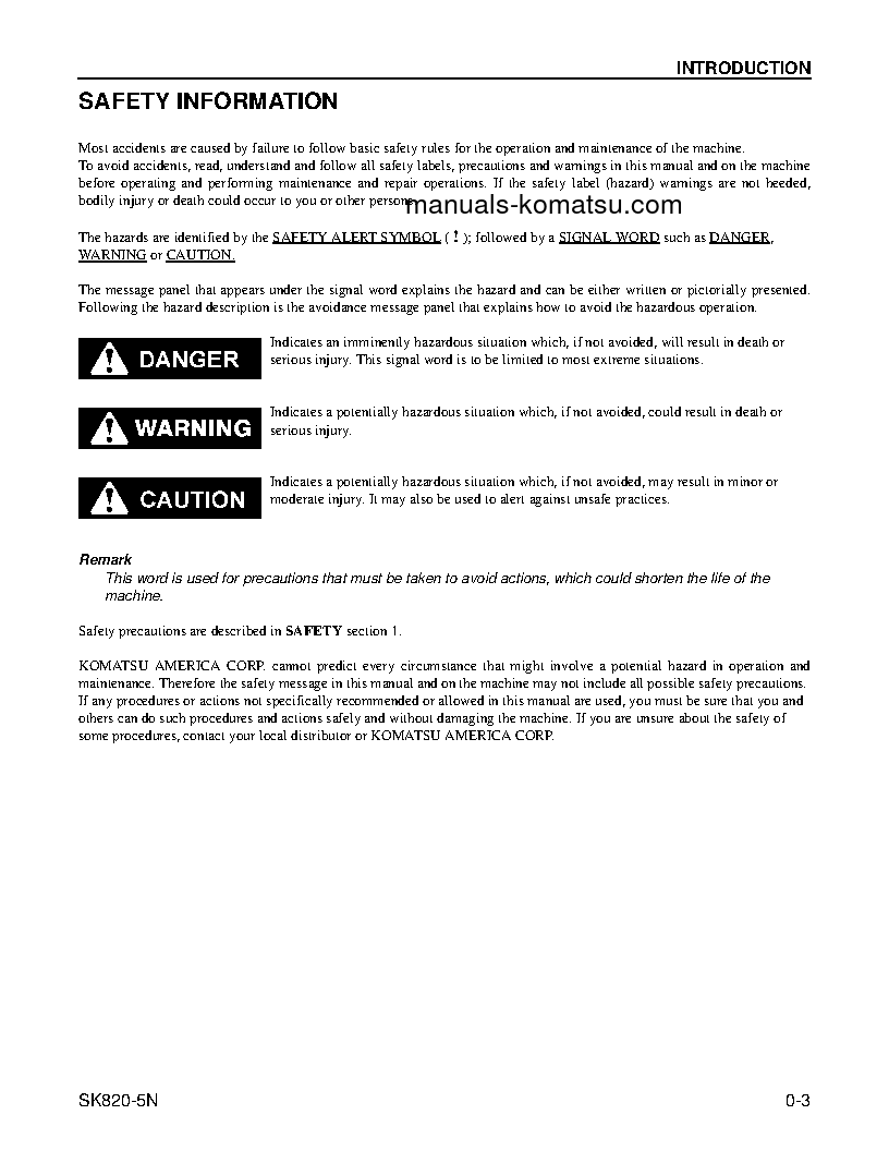 Protected: SK820-5(USA)-N S/N A40001-UP Operation manual (English)