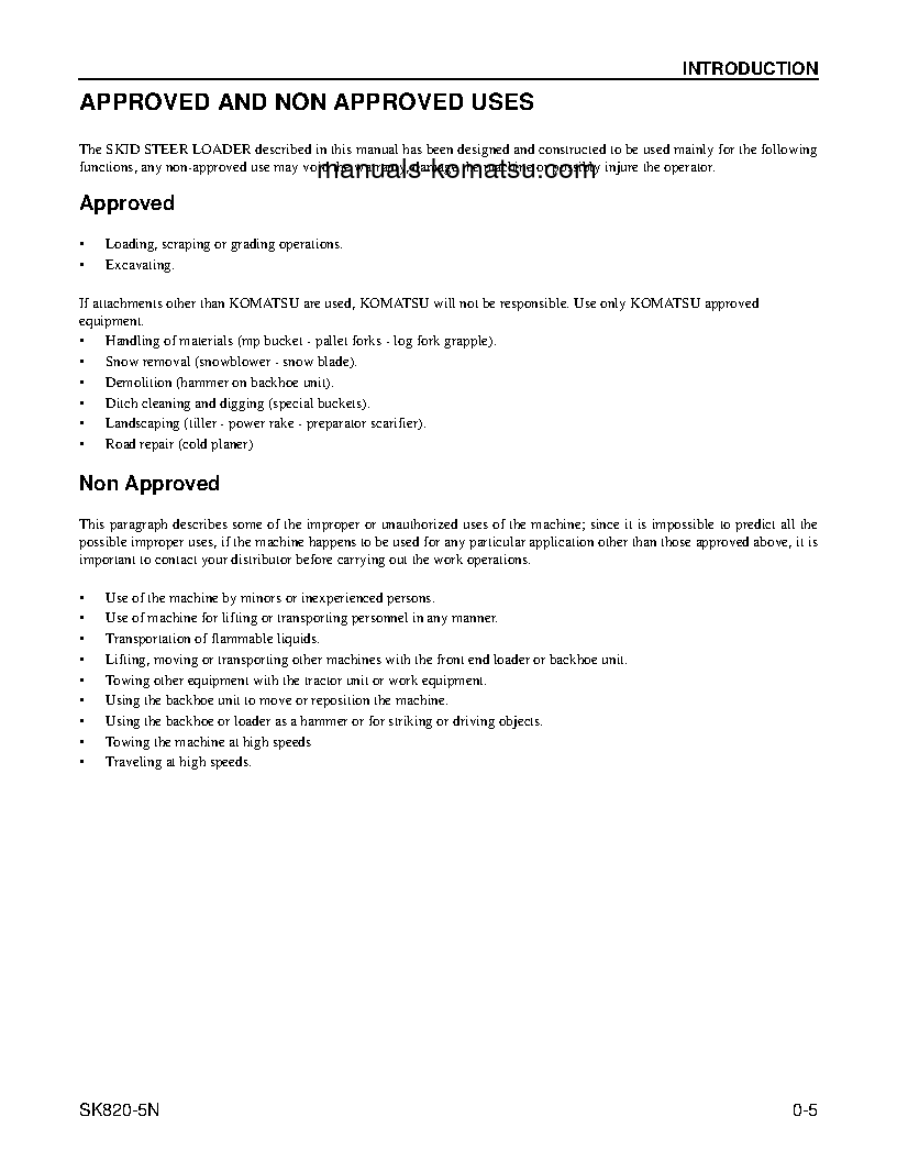 Protected: SK820-5(USA)-N S/N A40001-UP Operation manual (English)