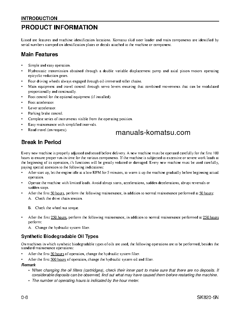 Protected: SK820-5(USA)-N S/N A40001-UP Operation manual (English)