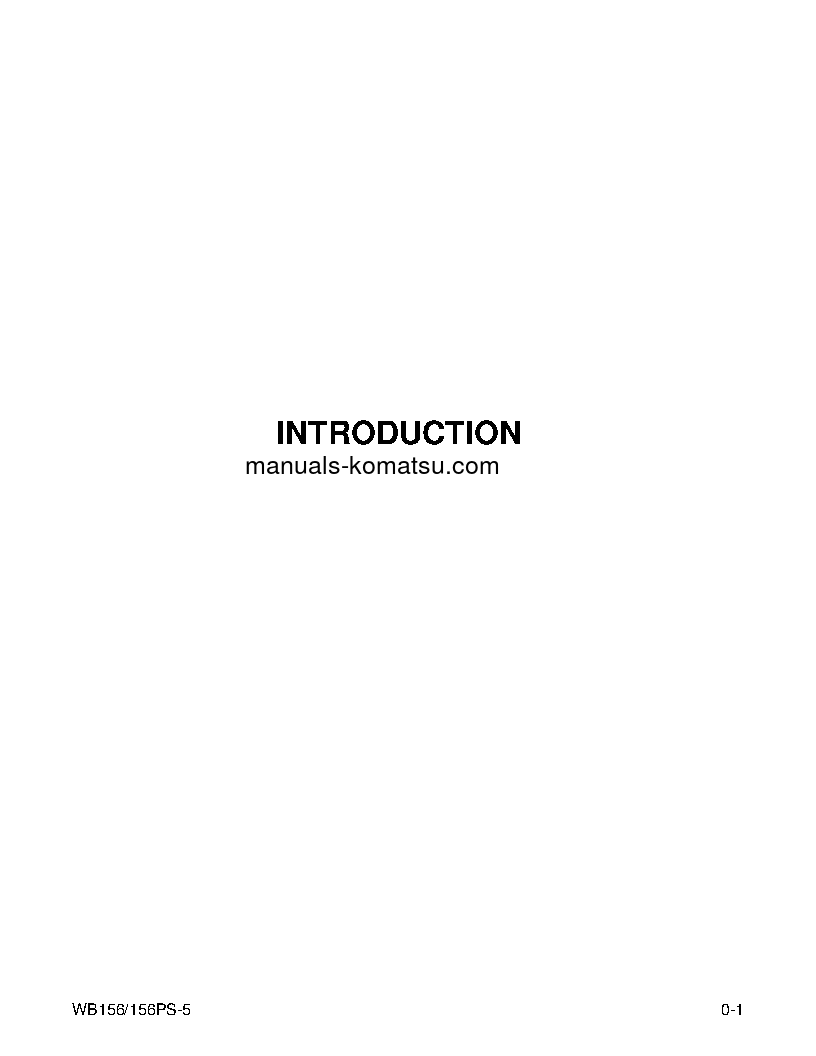 Protected: WB156-5(USA) S/N A63001-UP Operation manual (English)