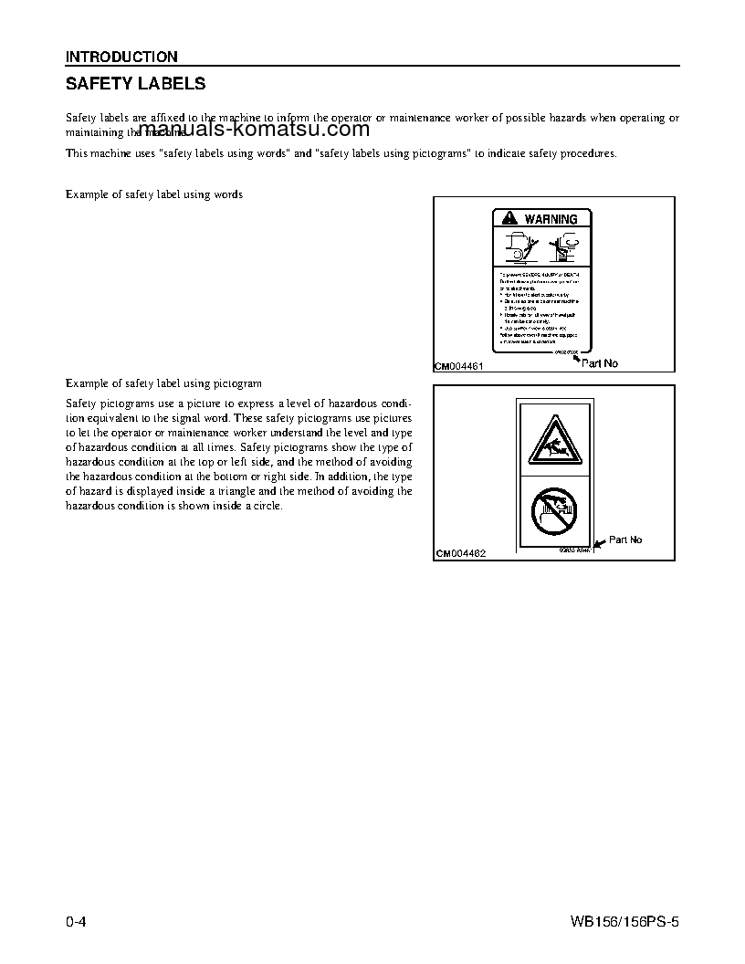 Protected: WB156-5(USA) S/N A63001-UP Operation manual (English)