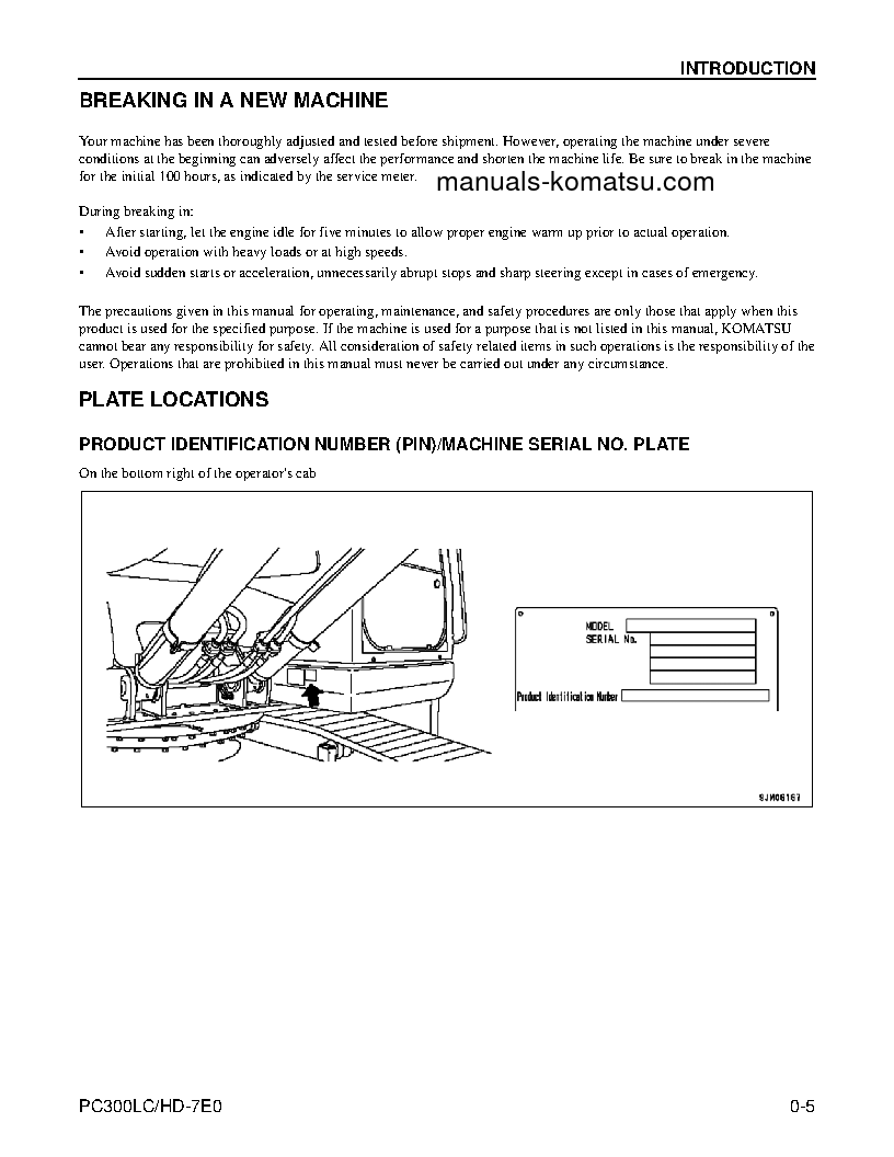 Protected: PC300HD-7(USA)-TIER 3 S/N A86001-UP Operation manual (English)