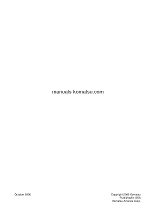 PC400LC-7(USA)-TIER 3 S/N A87001-UP Operation manual (English)