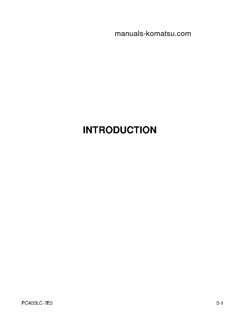 Protected: PC400LC-7(USA)-TIER 3 S/N A87001-UP Operation manual (English)