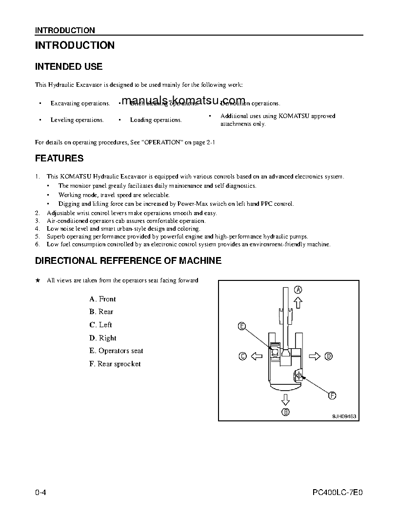 Protected: PC400LC-7(USA)-TIER 3 S/N A87001-UP Operation manual (English)