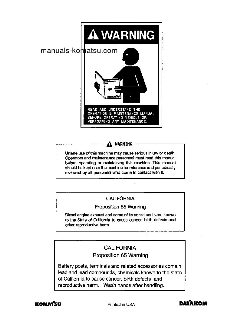 Protected: WA380-6(USA) S/N A53001-A53999 Operation manual (English)