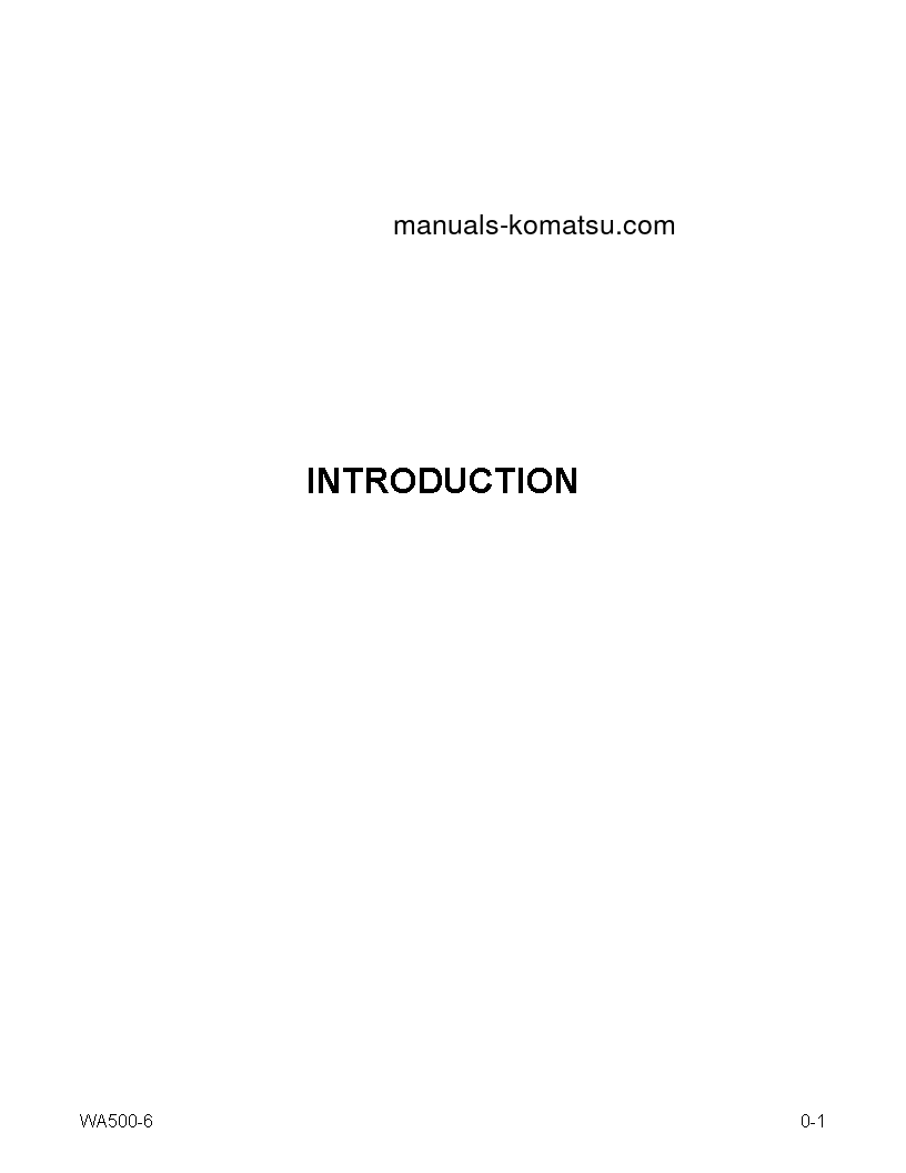 Protected: WA500-6(USA) S/N A92001-UP Operation manual (English)