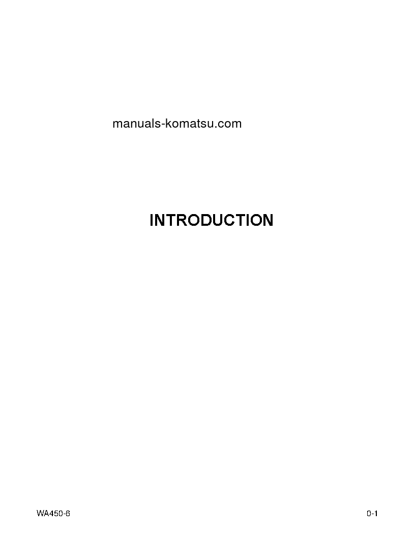 Protected: WA450-6(USA) S/N A44001-UP Operation manual (English)