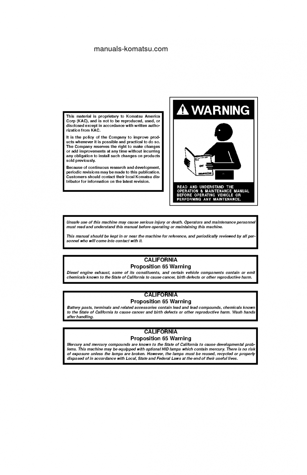 Protected: 930E-4(USA)-SE S/N A30727-A30756 Operation manual (English)