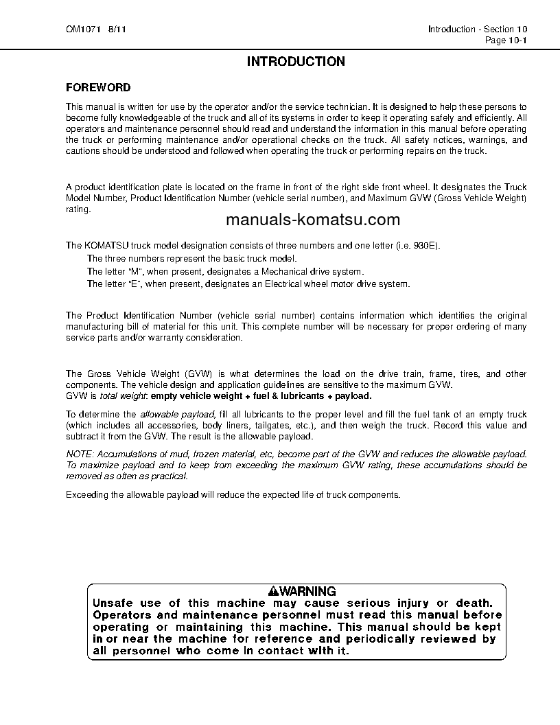 Protected: 930E-4(USA)-SE S/N A30727-A30756 Operation manual (English)