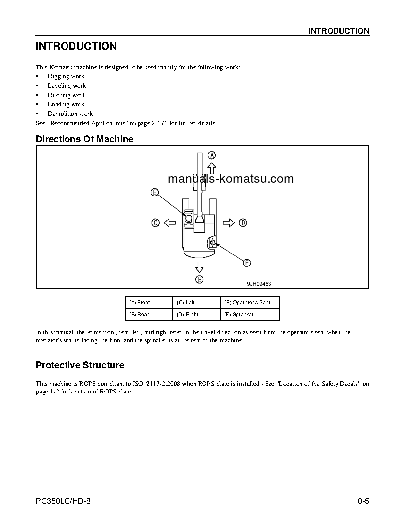 Protected: PC350LC-8(USA) S/N A10001-UP Operation manual (English)