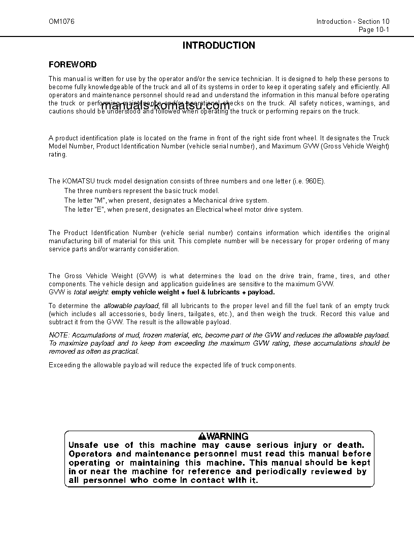 Protected: 960E-1(USA)-K S/N A50003-UP Operation manual (English)