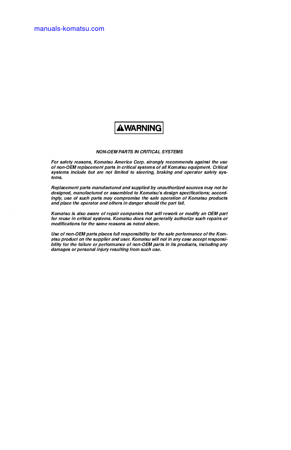 Protected: 930E-4(USA)-SE S/N A30876-A31033 Operation manual (English)