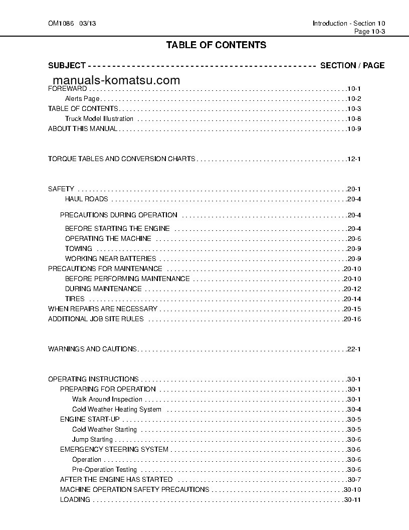 Protected: HD1500-7(USA)-W/ SDA12V160 S/N A30109-UP Operation manual (English)
