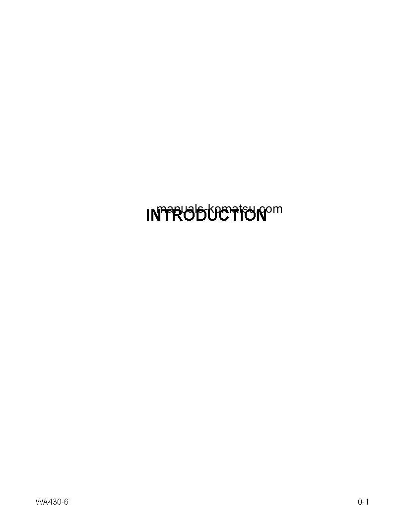 Protected: WA430-6(USA) S/N A42001-UP Operation manual (English)