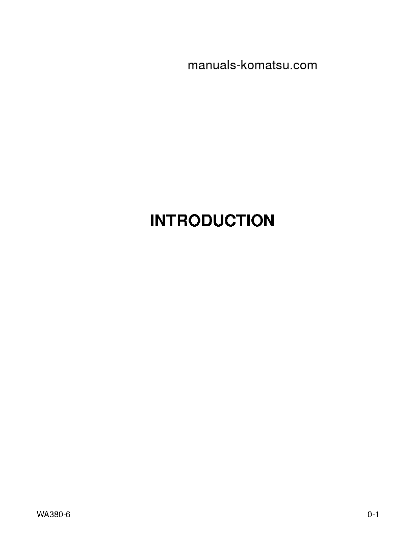 Protected: WA380-6(USA) S/N A54001-UP Operation manual (English)