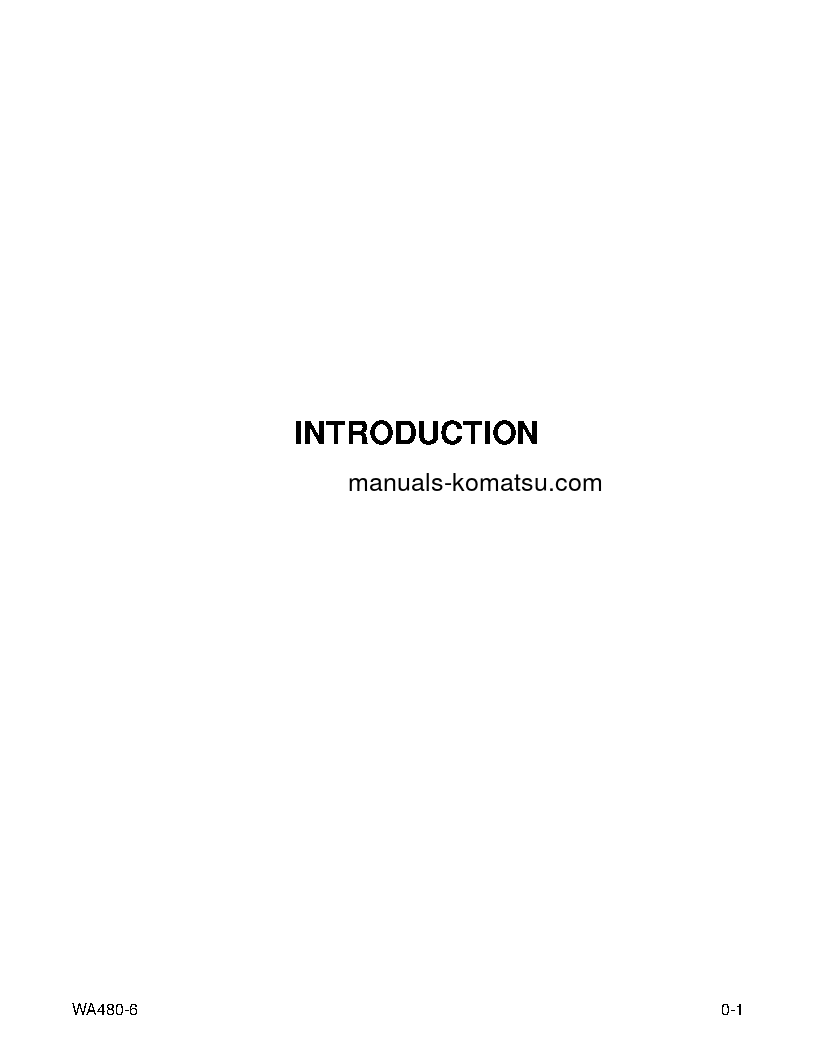 Protected: WA480-6(USA) S/N A48001-UP Operation manual (English)