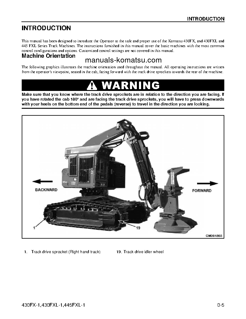 Protected: 445FXL-1(USA) S/N A10001-UP Operation manual (English)