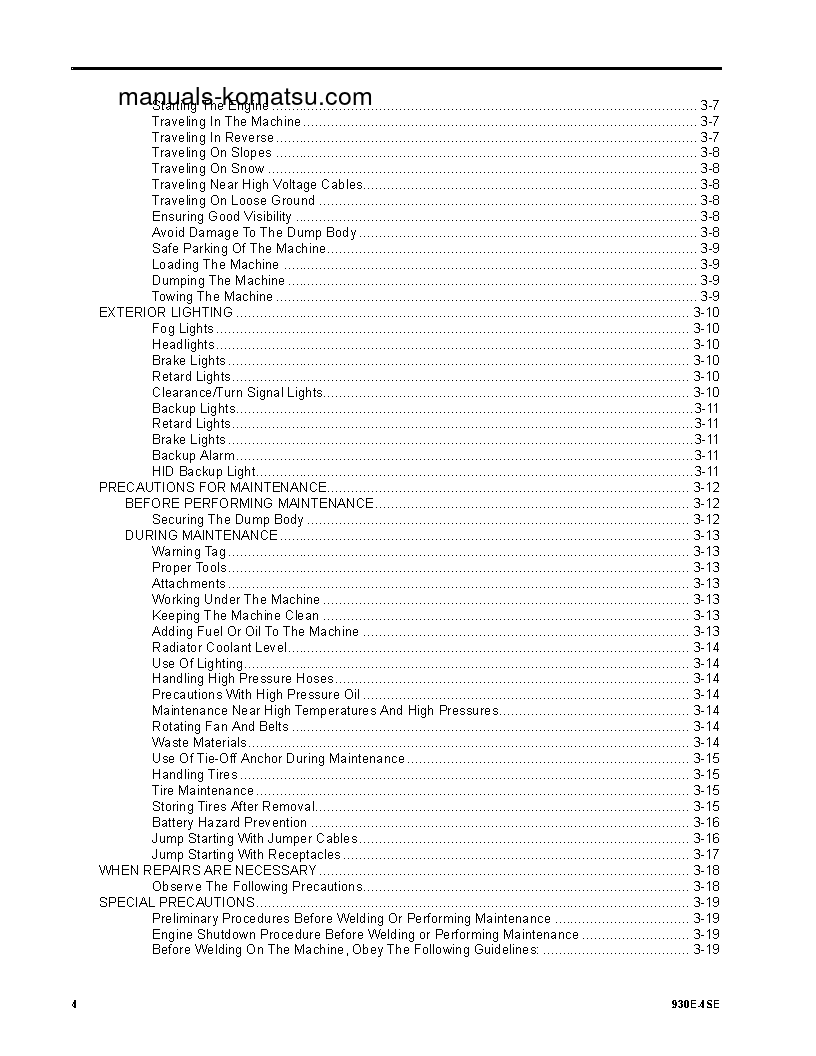 Protected: 930E-4(USA)-SE S/N A31035-A31824 Operation manual (English)