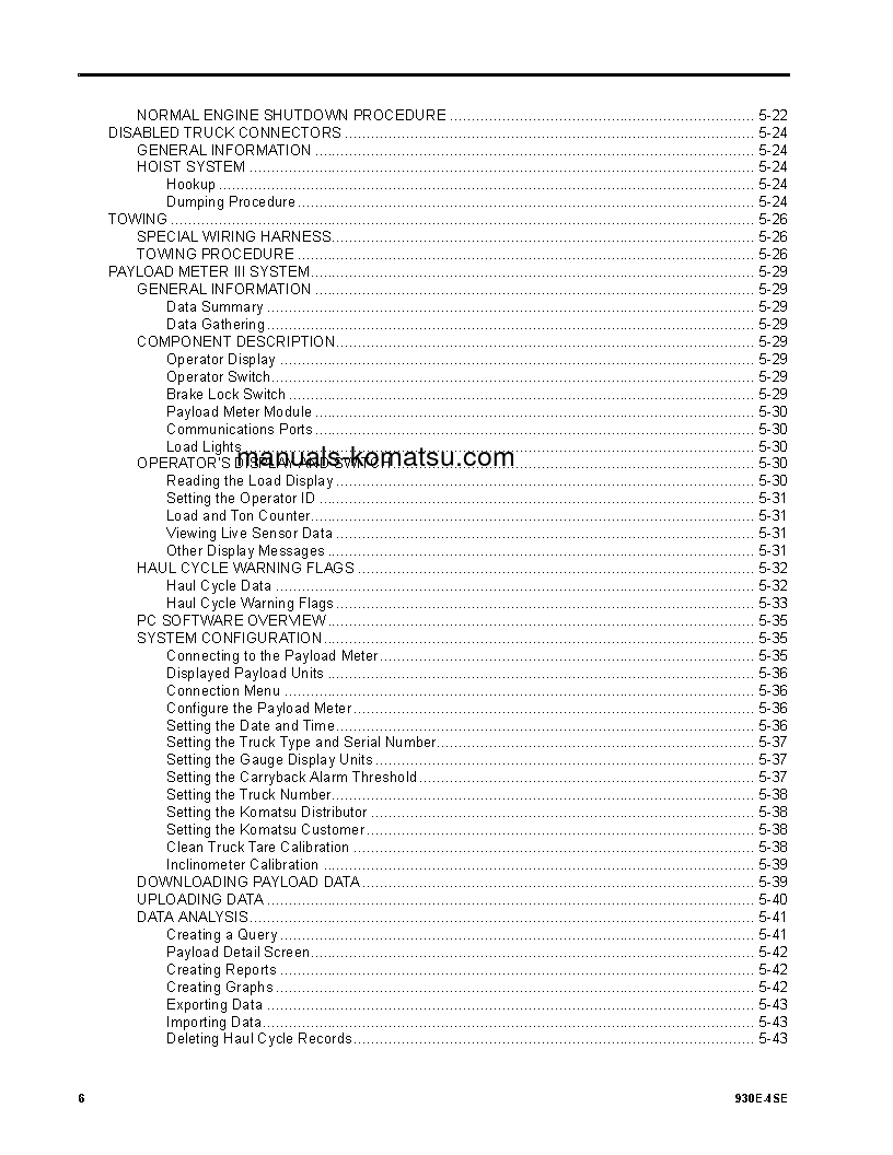 Protected: 930E-4(USA)-SE S/N A31035-A31824 Operation manual (English)