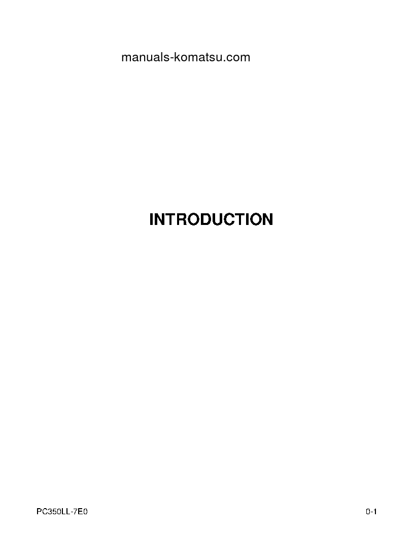 Protected: PC350LL-7(USA)-TIER 3 S/N A50001-UP Operation manual (English)