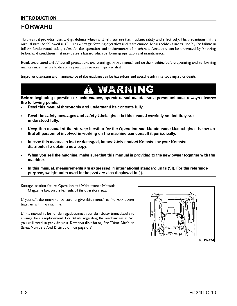 Protected: PC240LC-10(USA) S/N A20001-UP Operation manual (English)
