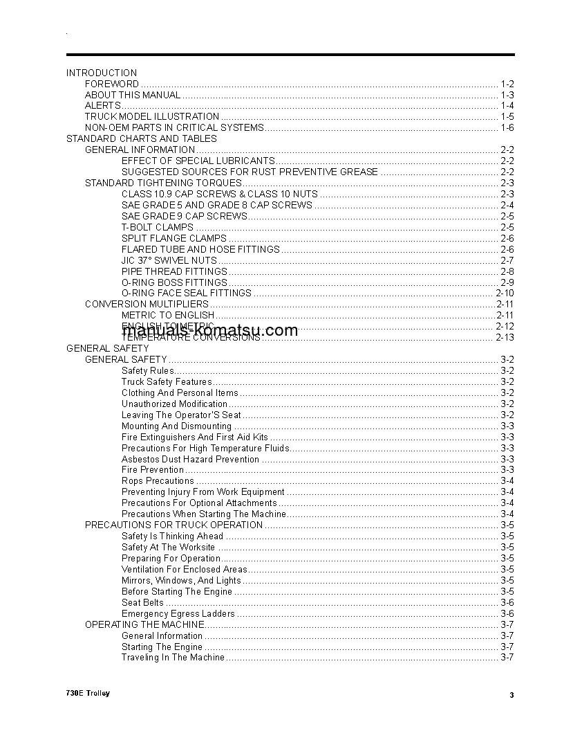 Protected: 730E(USA)-WITH TROLLEY S/N A30617-UP Operation manual (English)