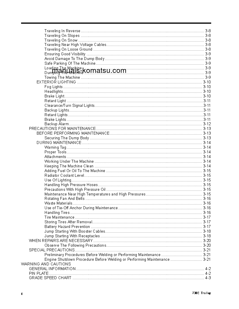 Protected: 730E(USA)-WITH TROLLEY S/N A30617-UP Operation manual (English)