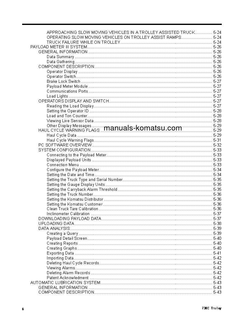 Protected: 730E(USA)-WITH TROLLEY S/N A30617-UP Operation manual (English)