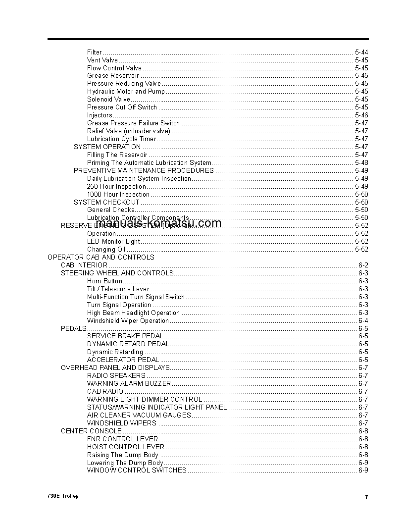 Protected: 730E(USA)-WITH TROLLEY S/N A30617-UP Operation manual (English)