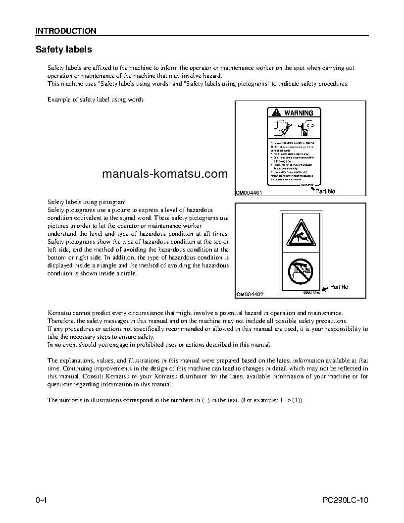 Protected: PC290LC-10(USA) S/N A25001-UP Operation manual (English)