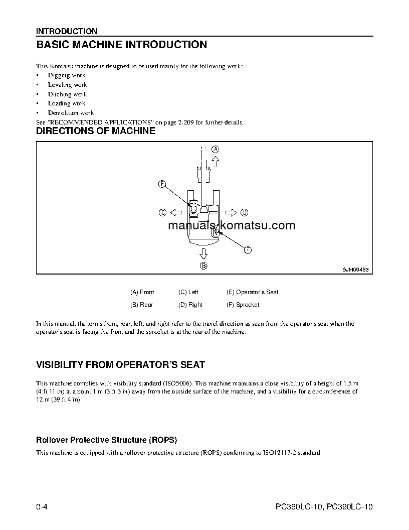 Protected: PC360LC-10(USA) S/N A32001-UP Operation manual (English)