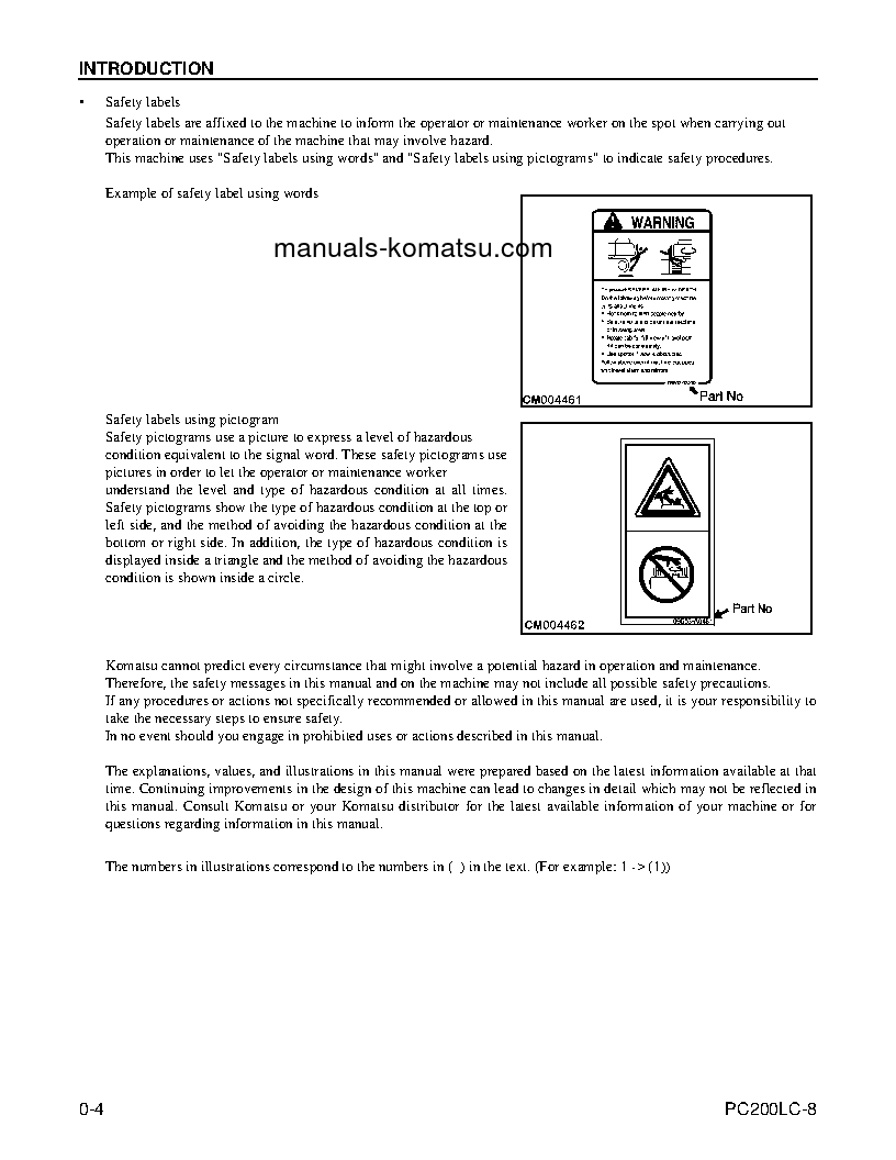 Protected: PC200LC-8(USA) S/N A90301-UP Operation manual (English)