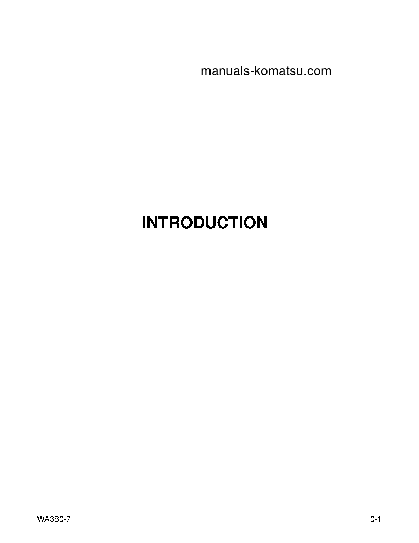 Protected: WA380-7(USA) S/N A64001-UP Operation manual (English)