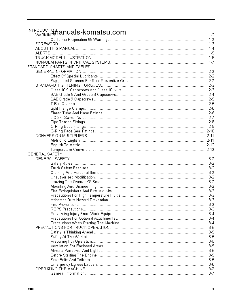 Protected: 730E(USA) S/N A30622-A30625 Operation manual (English)