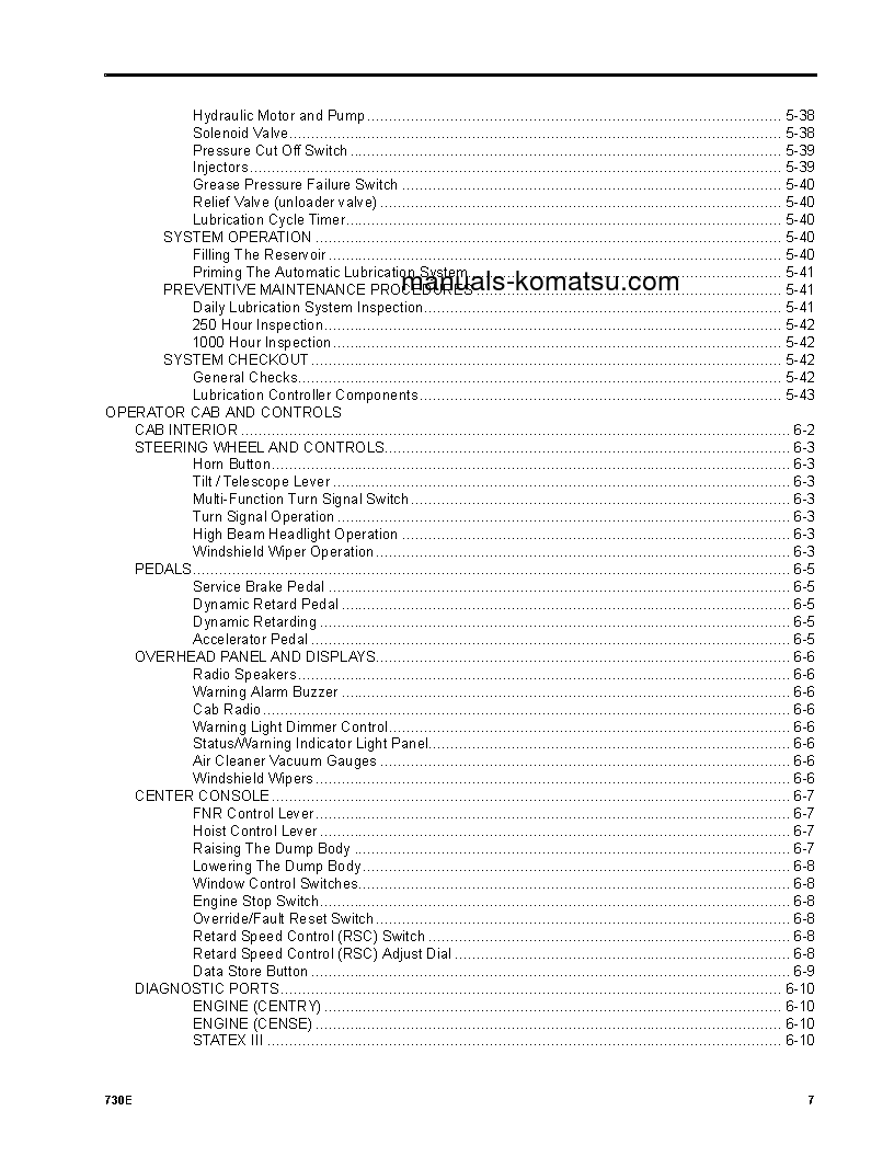 Protected: 730E(USA) S/N A30622-A30625 Operation manual (English)