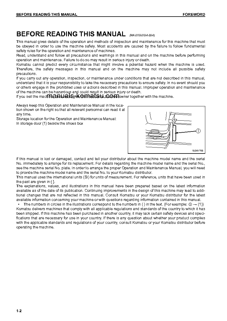 Protected: WA500-7(USA) S/N A94001-UP Operation manual (English)